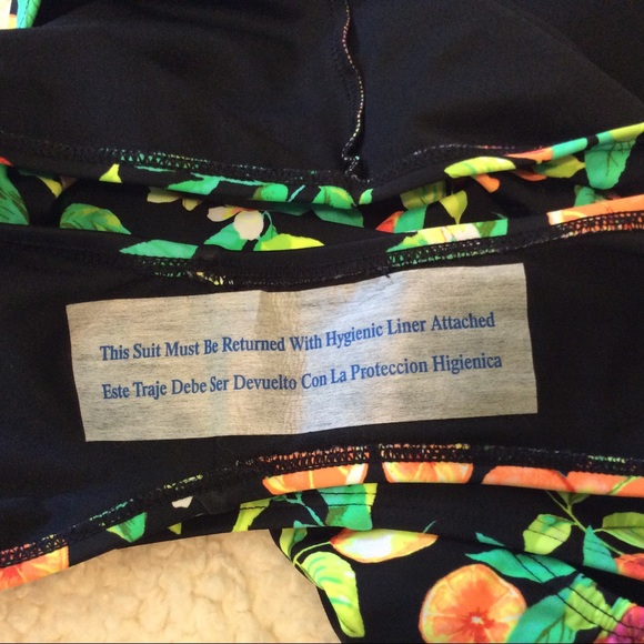 Tie Front Cut Out One Piece Swimsuit - Picture 5 of 5